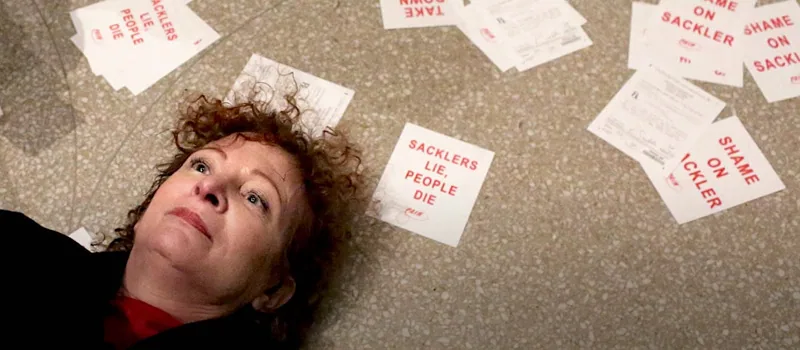 Nan Goldin threatens London gallery boycott over £1m gift from Sackler family addiction recovery ebulletin nan goldin gallery threat