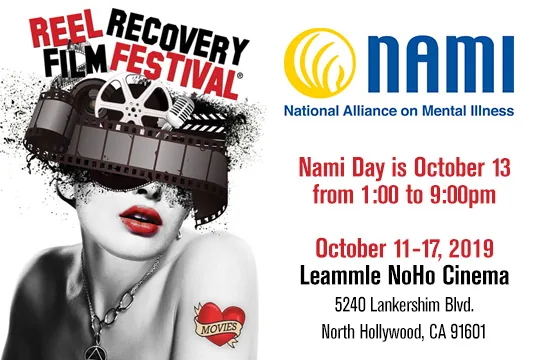 REEL Recovery Film Festival Partners with National Alliance on Mental Illness (NAMI) addiction recovery ebulletin nami day