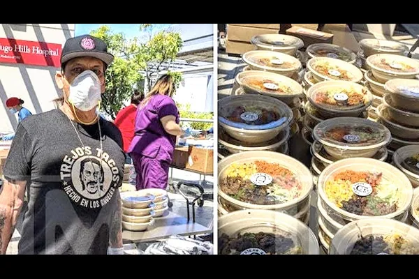 DANNY TREJO DISHES HUNDREDS of FREE MEALS!!! addiction recovery ebulletin danny trejo free meals
