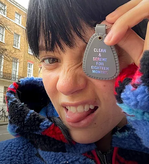 Lily Allen Celebrates 18 Months of Sobriety