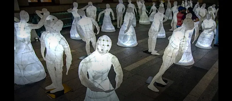 Life-size Lanterns Raise Awareness of Suicide and Mental Injury
