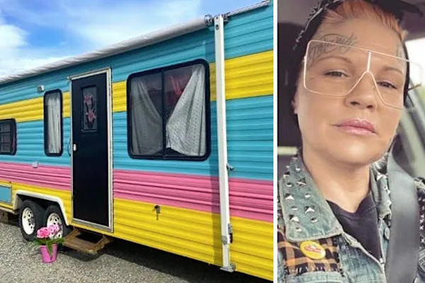 Woman Turns Trailer Into ‘creepy’ Barbie Dream Home to Help Recovery
