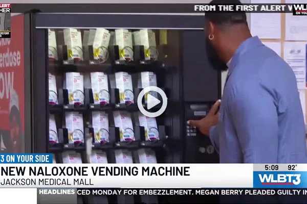 NFL Player Works to Bring Overdose Medication To Vending Machines